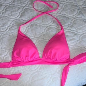 Victoria’s Secret hot pink bikini top